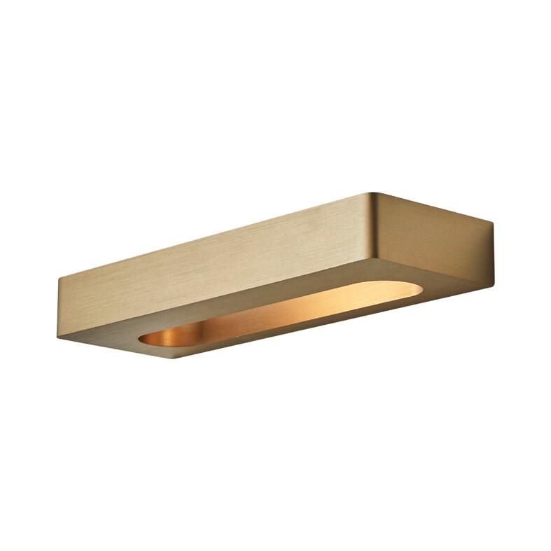 ROSSINI ILLUMINAZIONE Helios Applique Led 13W Double Émission Ip54 Couleur Or 3000K - Design Minimaliste Et Compact Pour Éclairage Intérieur - Grou_0