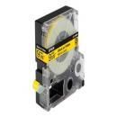 RUBAN PASTEL JAUNE / TEXTE NOIR EPSON 9MM X 9M POUR LW 400 (LC-3YBP9)