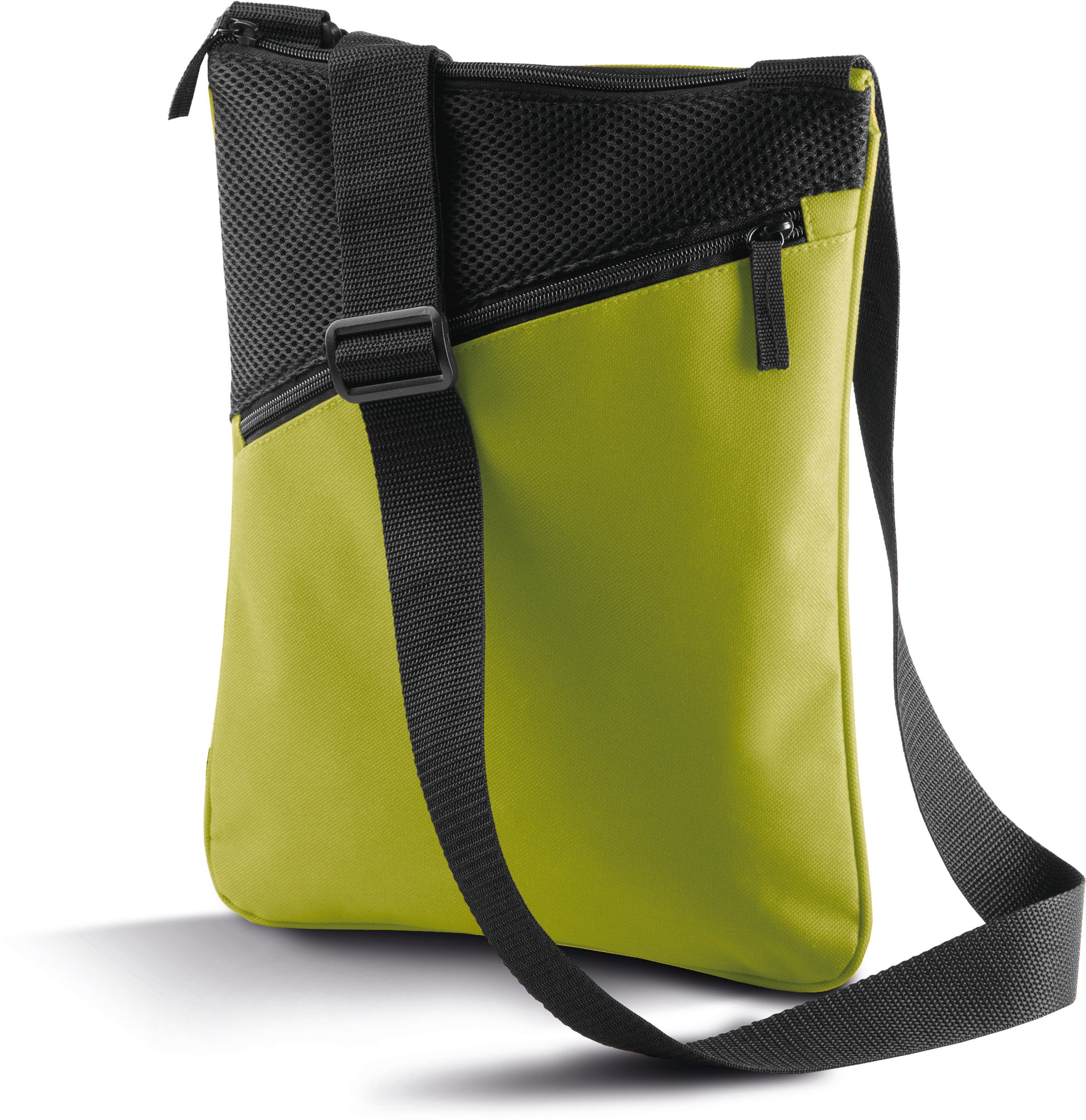 Sac bandoulière en polyester 600D - Kimood - Réf: KI0304 - Poche avant et bandoulière ajustable_0