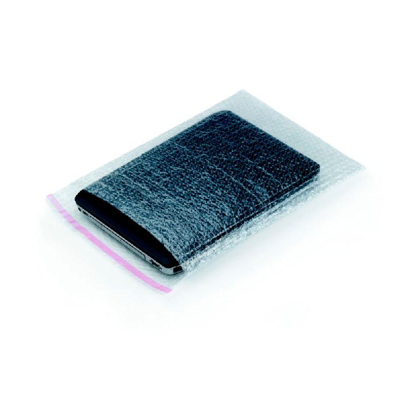 SACHET BULLES RAJA AVEC RABAT ADHESIF REPOSITIONNABLE - 30 X 40 CM - PAQUET DE 150 - TRANSPARENT (CARTON 150 UNITES)