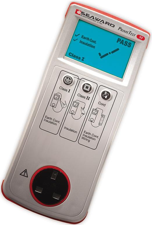 TESTEUR D'APPAREIL PORTABLE ET DE PRISE, INDICATION PASS/FAIL - SEAPT50