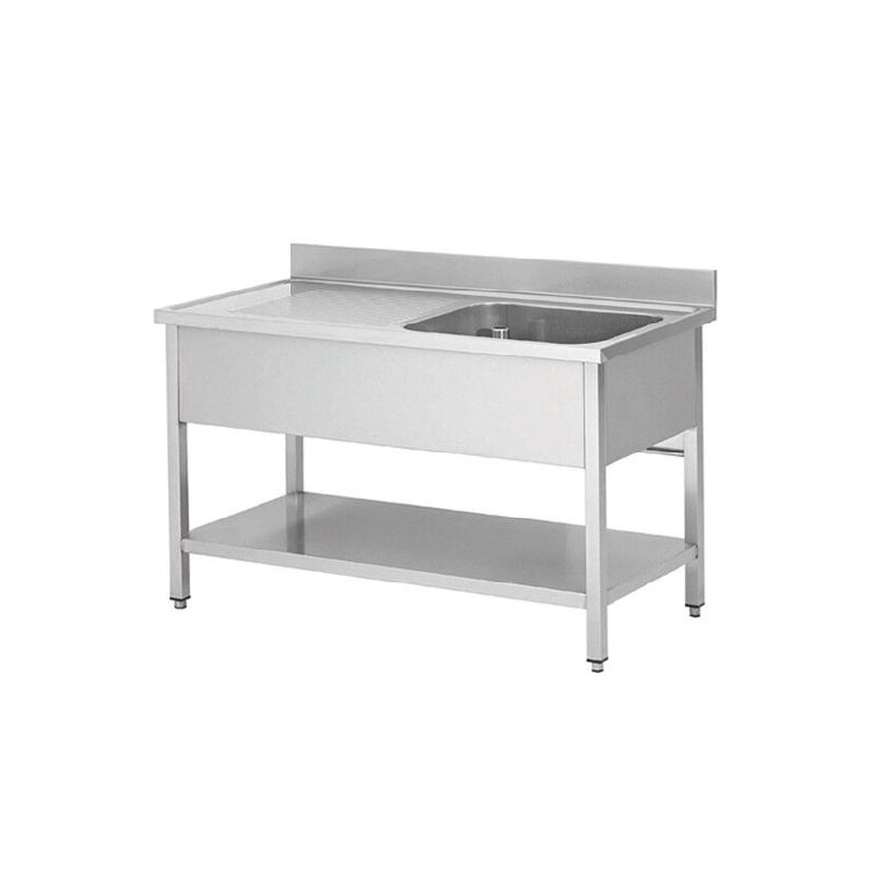 Skyrainbow Evier en inox, un bac à droite, 140 x 70 - inox THSTR147BR1_0