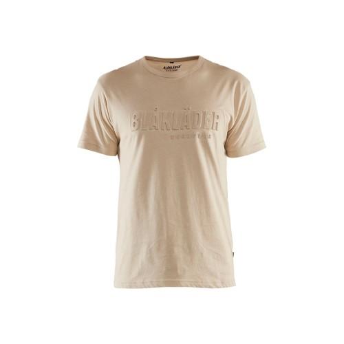 T-SHIRT DE TRAVAIL BEIGE IMPRIMÉ 3D - XXL BLAKLADER