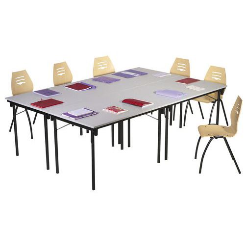 TABLE BIP CHANT PVC 4 PIEDS 120X60 CM