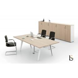 Table de réunion rectangulaire Pigreco – Martex - espace de travail accueillant_0