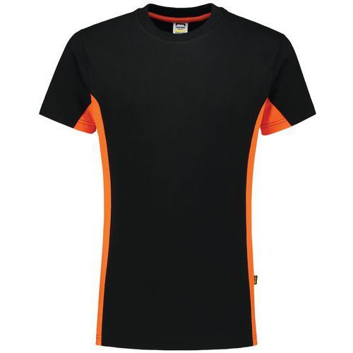 TEE-SHIRT BICOLOR 102004 BLACK-ORANGE 3XL - TRICORP WORKWEAR