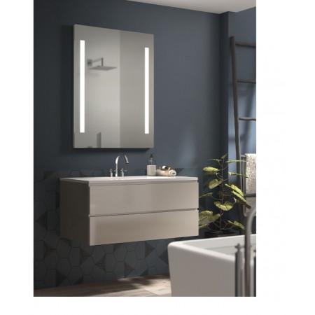 Applique salle de bain Afrodita LED SMD 2x10W 4000K chromé - Aluminium anodisé - IP44_0