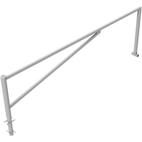 BARRIÈRE PIVOTANTE GALVANISÉ À BÉTONNER POUR CADENAS-4000MM - SCHAKE