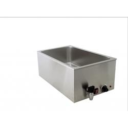 Beckers Bain-marie BMRH 200 - Haute qualité - Température réglable jusqu'à 90°C - Réservoirs G/N 1/1, 1/2, 1/3_0