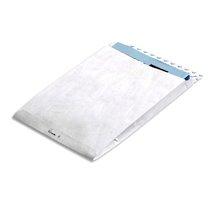 BOÎTE DE 100 POCHETTES BLANCHES EXPANDER GUSSET EN POLYÉTHYLÈNE HAUTE DENSITÉ FT 30,5 X 40,6 X 5 CM