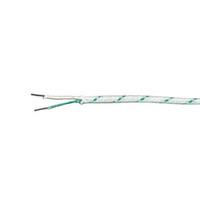 Câble thermocouple NiCr-Ni - tressage en soie de verre - Ø extérieur 1.3×2.1mm - Référence : LT01900_0
