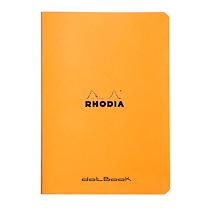 CAHIER PIQUÉ RHODIA CLASSIC 14,8X21 CM 96 PAGES DOT NON DÉTACHABLES 80G - ORANGE - LOT DE 10