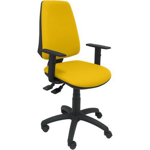 CHAISE ELCHE S BRAS RÉGLABLE - ROUE NYLON - JAUNE - PIQUERAS Y CRESPO
