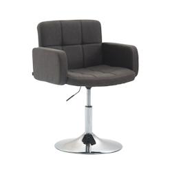 CLP Fauteuil lounge Los Angeles tissu Gris foncé - gris textile 152152856_0