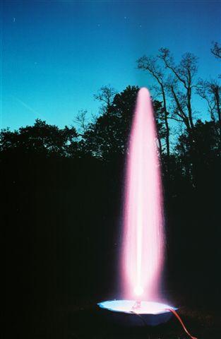 Éclairage des jets d'eau - Système Sirius à diodes avec couronne porte LED en bronze et optique sphère acrylique_0