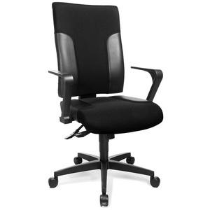 FAUTEUIL DE BUREAU 'TWO 20', NOIR / NOIR