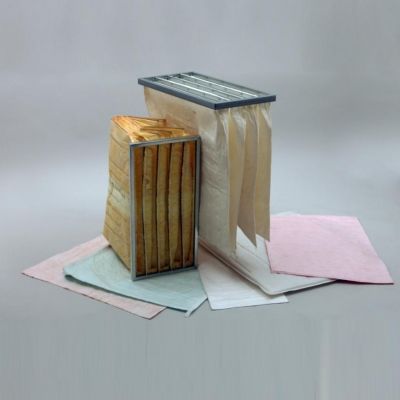 Filtres à poches - fibre synthétique ou fibre de verre - cadre acier ou plastique à double rebord - normes EN 779 G3 à F9_0