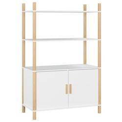Helloshop26 - Buffet bahut commode armoire meuble de rangement organisateur cuisine salle de séjour salon haut 80 x 40 x 121 cm bois 02_0032771 - 300_0