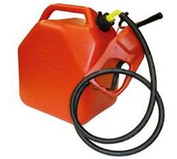 Jerricane de ravitaillement essence 25 L - Pompe intégrée 7,5 L/min et bec verseur souple - Homologué ADR_0