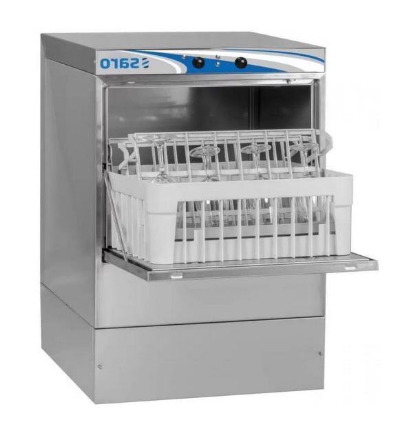 Lave-verre professionnel - panier 350 x 350 mm - cuve 14 L - inox AISI 304_0