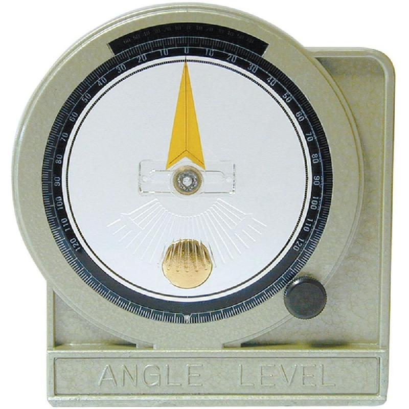 Mesureur d'angle universel haute qualité - acier avec base aimantée - précision 0,01° - corps métallique 140 x 130 mm - Réf : 310386_0