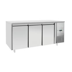 METRO Professional METRO Table réfrigérée GCC3100, inox, 179,5 x 70 x 85 cm, 334 L, froid ventilé, 400 W, avec serrure, argenté - inox 10842_0