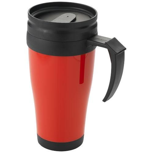 Mug isotherme Daytona 440ml - double paroi avec couvercle à visser et fermeture coulissante_0