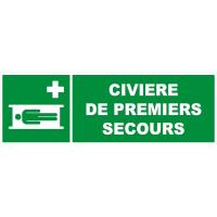 PANNEAU CIVIÈRE DE PREMIERS SECOURS