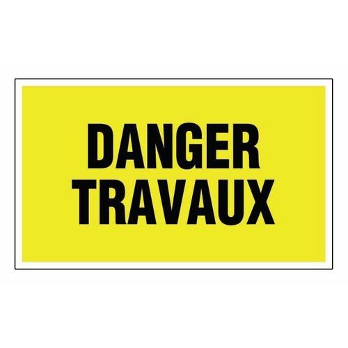 PANNEAU DANGER TRAVAUX 330X200 NOVAP