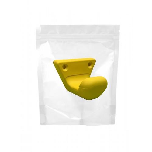 PATÈRE SOUPLE RENFORCÉ - REPREND SA FORME - CHARGE 3 KG - PARSAFE - JAUNE WATTELEZ