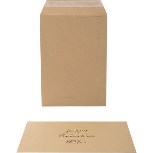 POCHETTE 162X229 90G AUTO ADHÉSIVE KRAFT