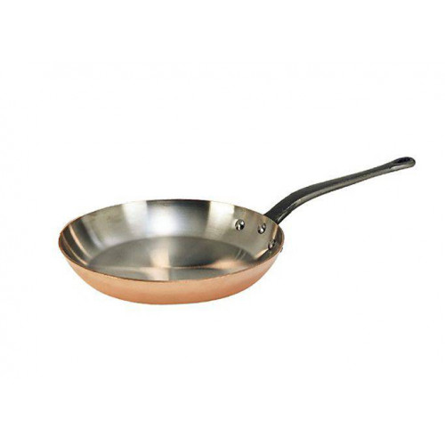 POÊLE À FRIRE EN CUIVRE INOX PROFESSIONNEL DE BUYER - Ø 320 MM