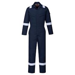 Portwest - Combinaison de travail pour femmes résistant à la flamme BIZFLAME PLUS Bleu Marine Taille M - M bleu 5036108285310_0