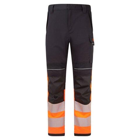 PORTWEST FR451 PANTALON PW3 MODAFLAME HV CLASSE 1 ORANGE/NOIR - TAILLE 33 - STANDARD