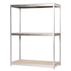 SimonRack Étagère Industrielle, 2000x1500x600 mm, 3 Niveaux en bois, Étagère Charge Lourde, Galvanisé/Bois - Simonforte - métal 8435104950999_0