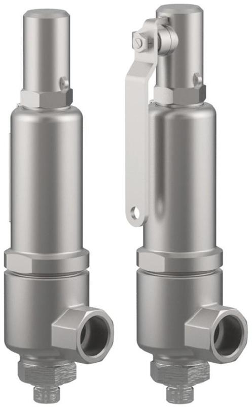 Soupape de sécurité Type 06850 - Corps d'angle inox - Testée TÜV-SV.1130 - Pmax 20 à 250 bar_0