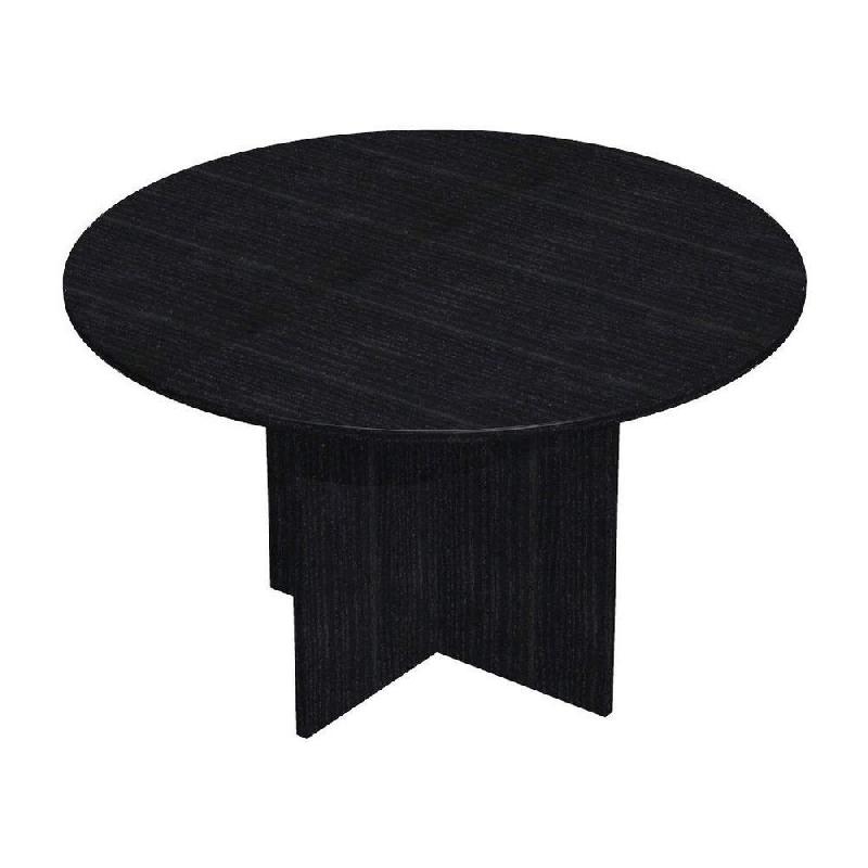 TABLE RONDE DE REUNION PRONTO - PIED CROIX - FRENE NOIR