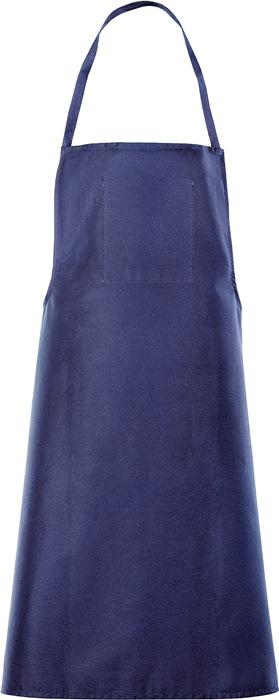 Tablier à bavette TEXXOR 4452 - 100 cm x 80 cm - Bleu 100% coton - Tissu 300 g/m² avec poche de poitrine_0