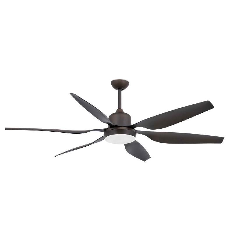 FARO BARCELONA VENTILATEUR DE PLAFOND TILOS MASSIF AVEC ÉCLAIRAGE