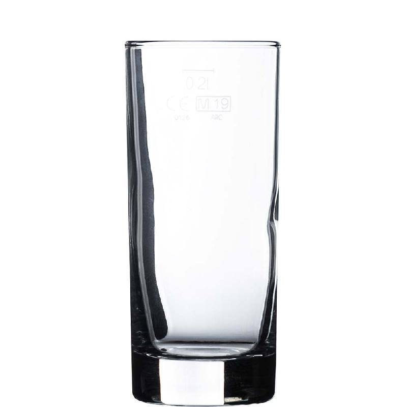 VERRE À LONG DRINK FH29 ARCOROC ISLANDE, 29 CL, AVEC REPÈRE DE REMPLISSAGE À 0,2 L