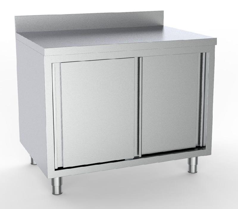 700 plan de travail portes coulisstantes bord relevé 1600l 7333.0242 COMBISTEEL_0