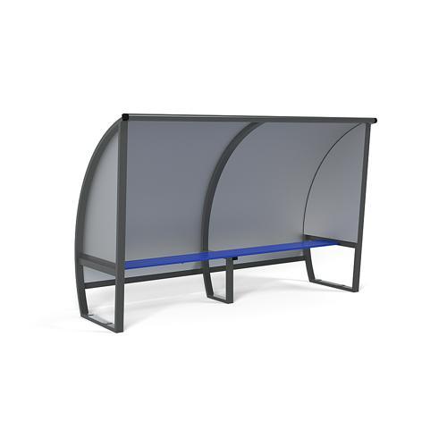 ABRI DE TOUCHE TOUT EN ALUMINIUM HAUTEUR 1M60 BANC