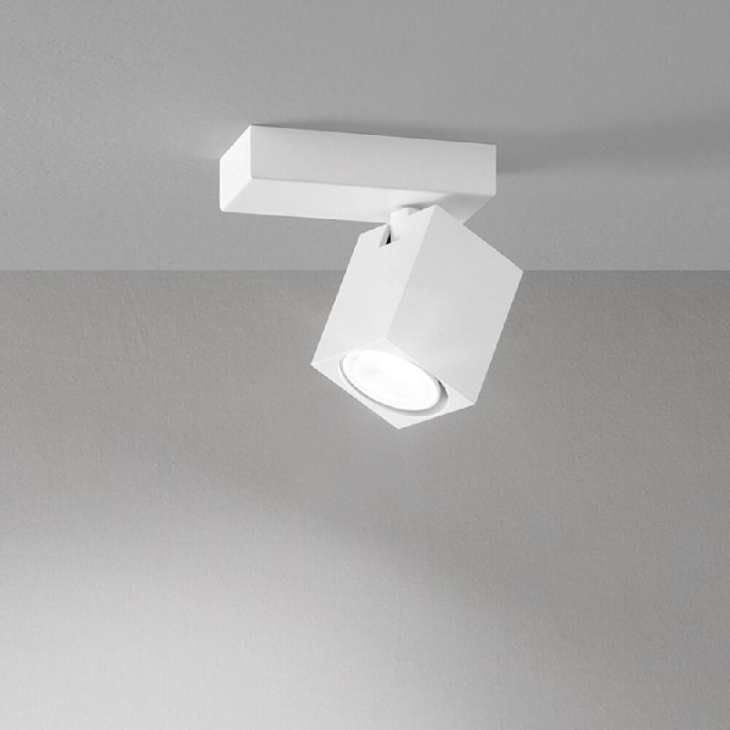Applique Murale Led Carrée Blanche Orientable Oddy 1Xgu10 Perenz - blanc 8023559540683_0