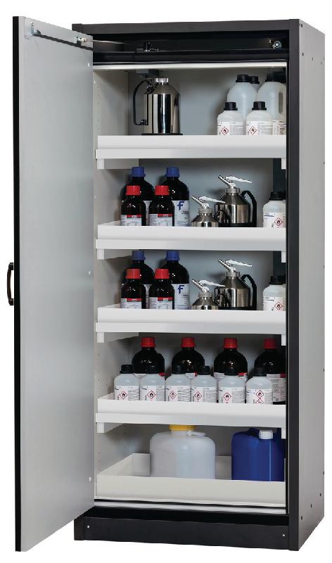 ARMOIRE SÉCURITÉ Q-CLASSIC-30 Q30.195.086.WD GRIS/JAUNE - MANUTAN COLLECTIVITÉS