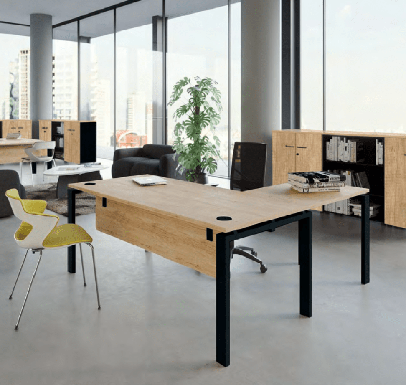 Bureau d'angle individuel - Astro - Buronomic - Design sobre et évolutif_0