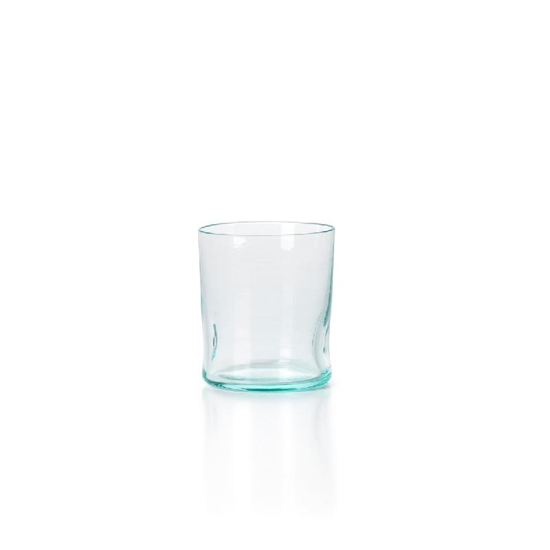 Bazar Bizar Verre à boire en verre recyclé 8x8x9 cm naturel - transparent verre BACG002_0