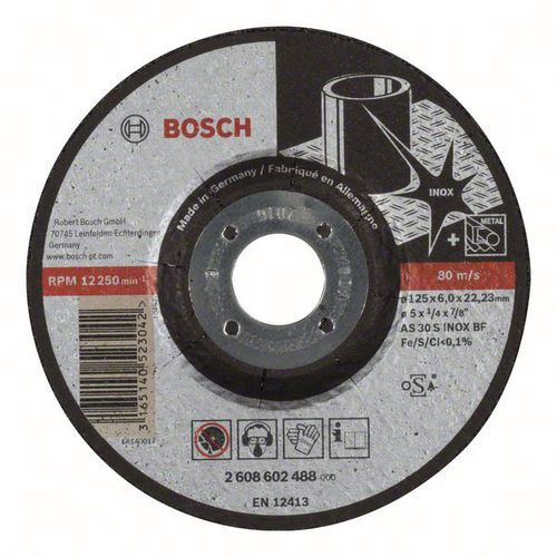 BOSCH 10 MEULES À ÉBARBER EXPERT FOR INOX