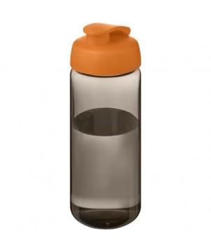 BOUTEILLE DE SPORT H2O ACTIVE OCTAVE TRITAN DE 600 ML AVEC COUVERCLE À CLAPET ORANGE - GOURDES DE SPORT PUBLICITAIRES PERSONNALISÉES