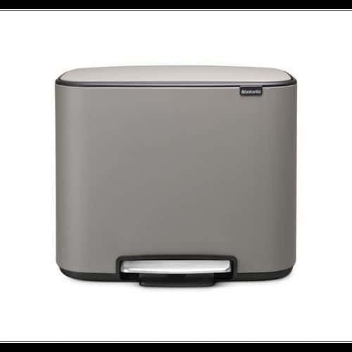 BRABANTIA 1 BO POUBELLE À PÉDALE 11 + 23 L, BRABANTIA