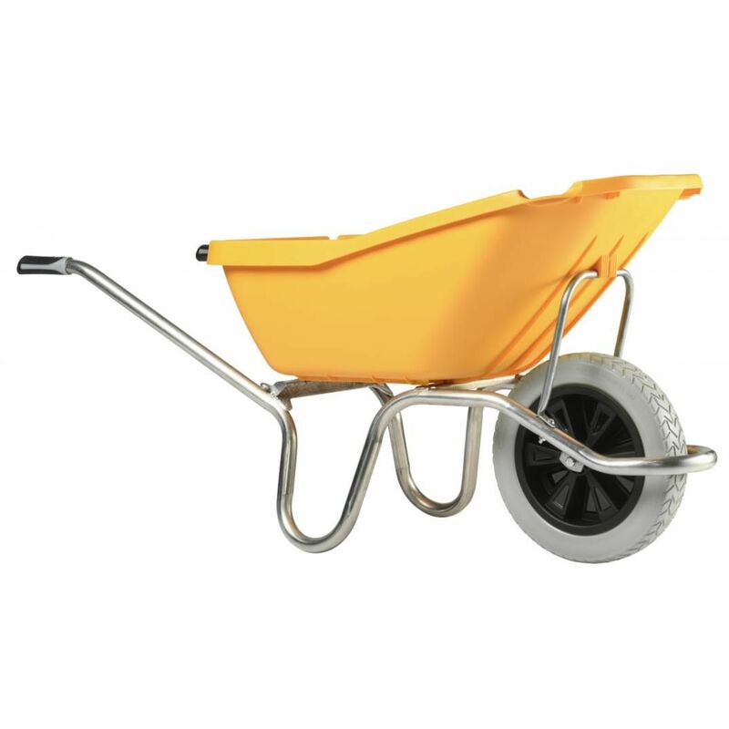 Brouette Haemmerlin Pro Select Expert Twin 160L - 2 Roues Gonflables, Capacité 160 Litres, Corps Peint